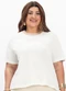 Secret Glam - Blusa Feminina Plus Size Azul - variação: Bege