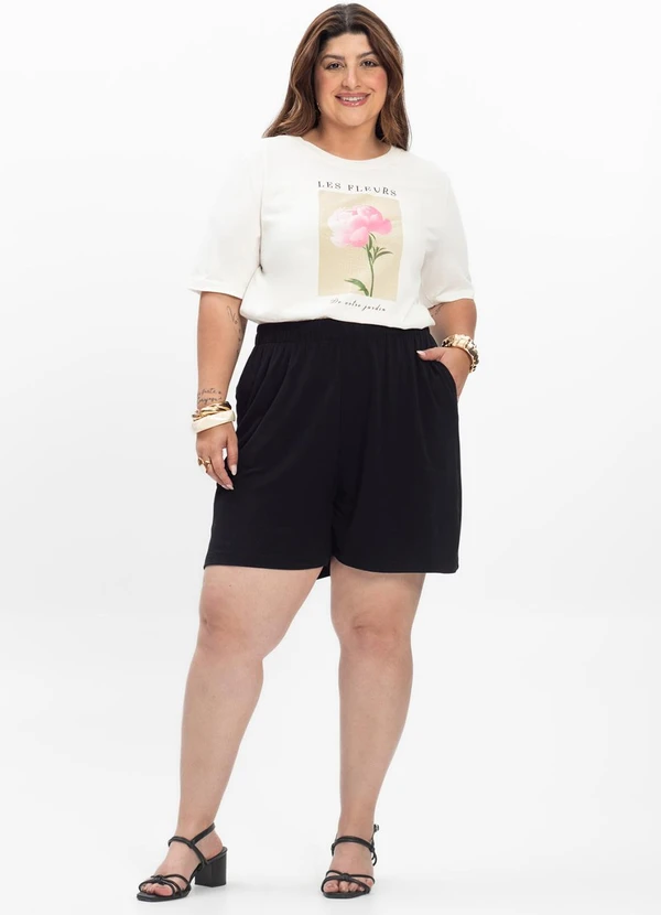 Secret Glam - Blusa Feminina Plus Size Bege 4