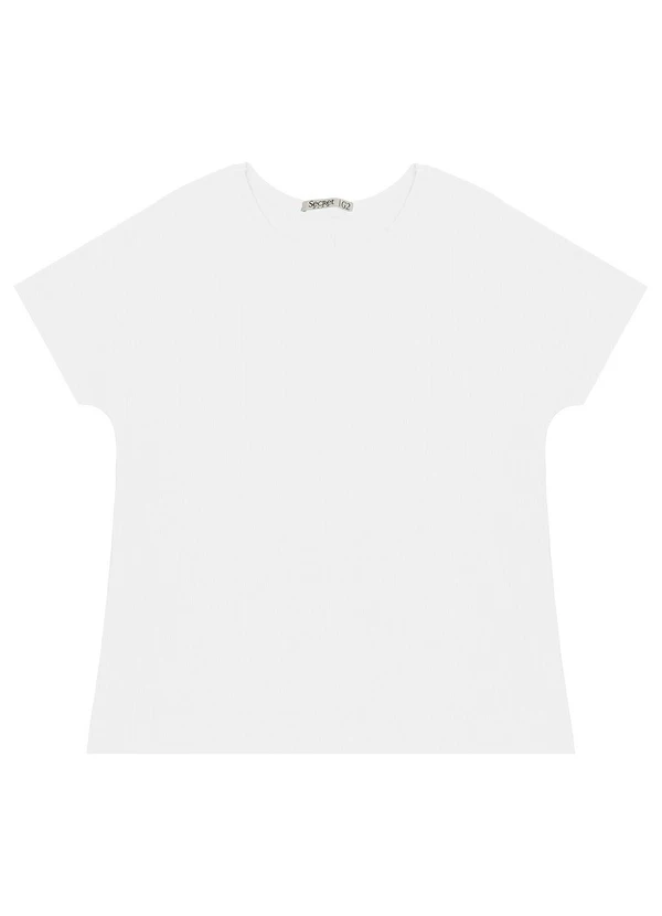 Secret Glam - Blusa Feminina Plus Size Branco 4
