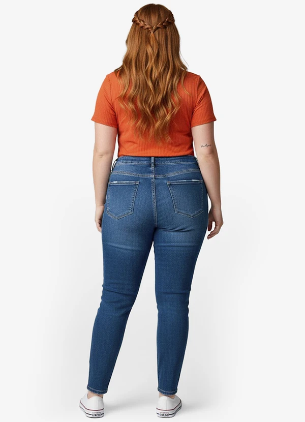 Infinita Cor - Blusa Feminina Plus Size da Laranja 4