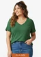 Infinita Cor - Blusa Feminina Plus Size da Verde - variação: Verde