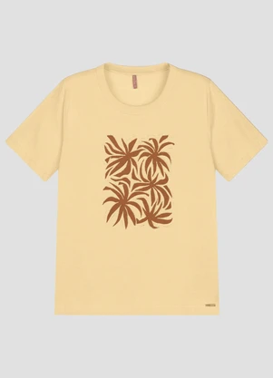 Cereja Rosa - Blusa Feminina Plus Size em Meia Malha Bege - CEREJA ROSA