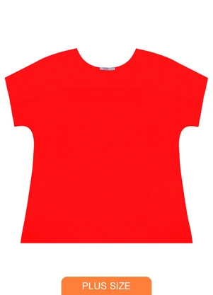 Secret Glam - Blusa Feminina Plus Size Laranja - SECRET GLAM