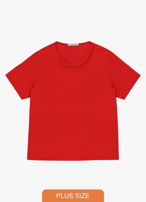 Secret Glam - Blusa Feminina Plus Size Laranja - SECRET GLAM