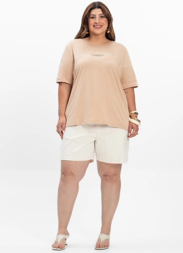 Secret Glam - Blusa Feminina Plus Size Marrom 4