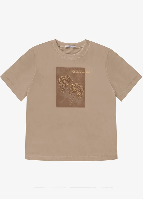 Secret Glam - Blusa Feminina Plus Size Marrom 1