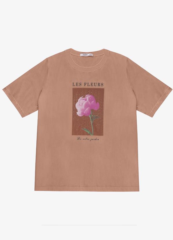 Secret Glam - Blusa Feminina Plus Size Marrom