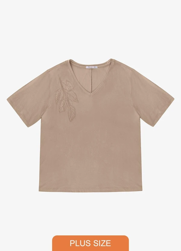 Secret Glam - Blusa Feminina Plus Size Marrom 1