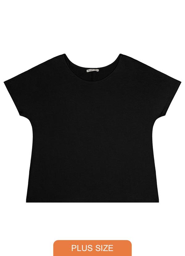 Secret Glam - Blusa Feminina Plus Size Preto