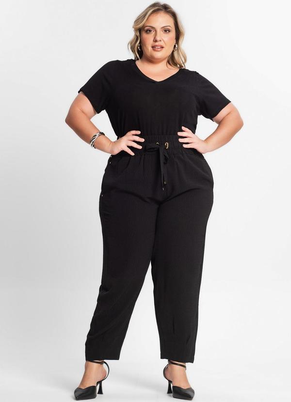 Secret Glam - Blusa Feminina Plus Size Preto 3