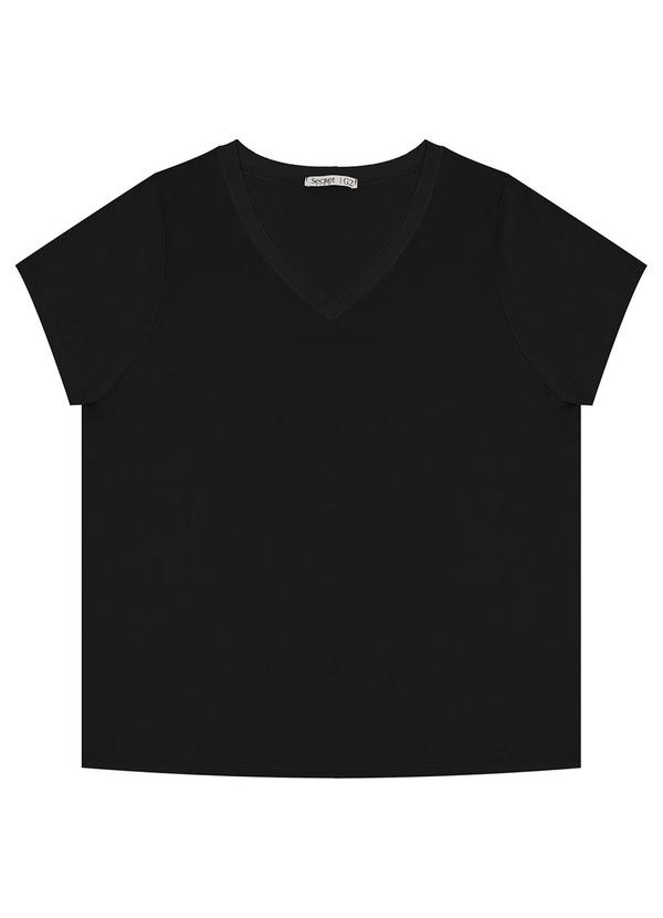 Secret Glam - Blusa Feminina Plus Size Preto 4
