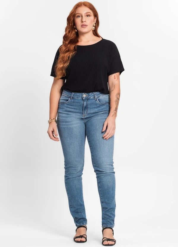 Secret Glam - Blusa Feminina Plus Size Preto 3