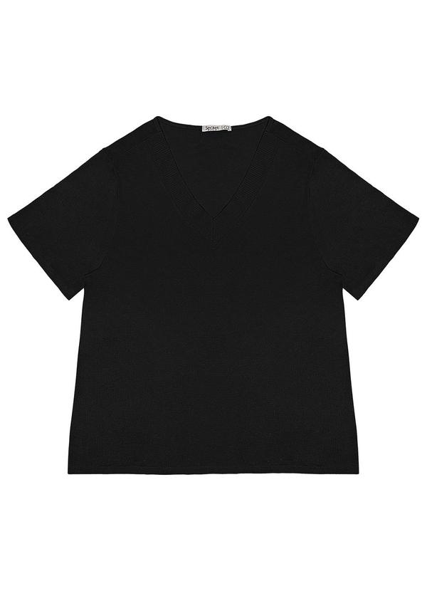 Secret Glam - Blusa Feminina Plus Size Preto 4