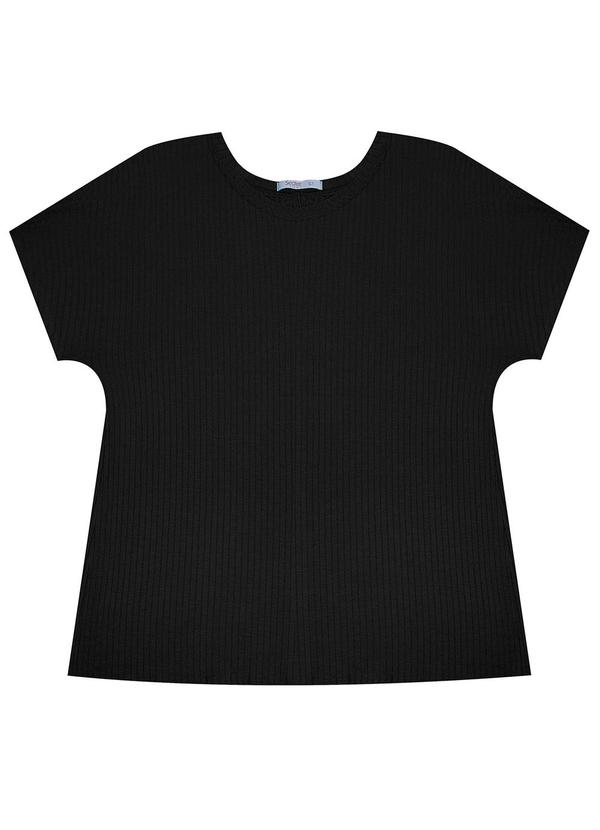 Secret Glam - Blusa Feminina Plus Size Preto