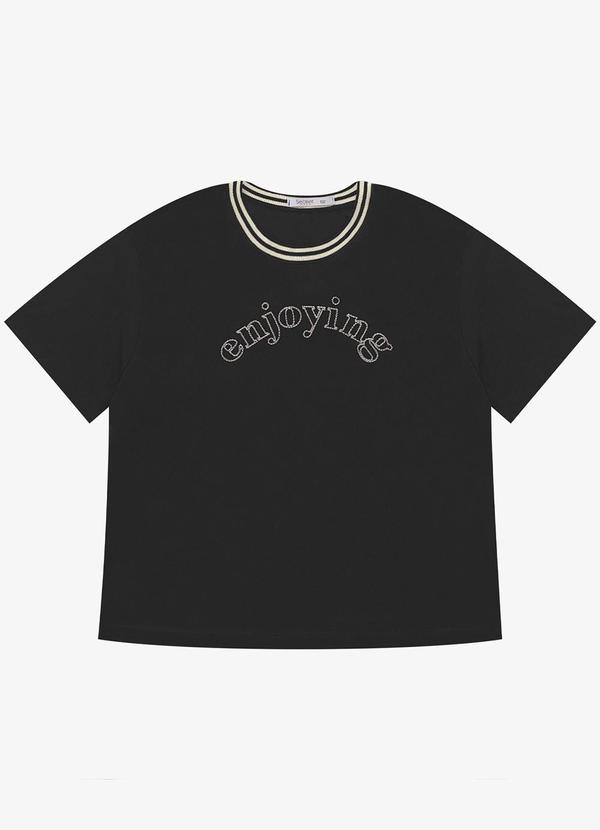 Secret Glam - Blusa Feminina Plus Size Preto 5