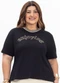 Secret Glam - Blusa Feminina Plus Size Azul - variação: Preto