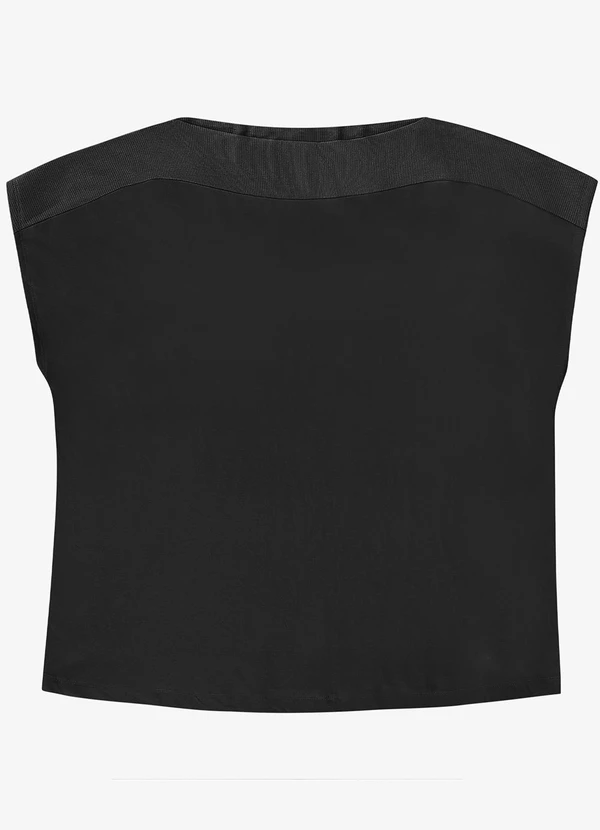 Secret Glam - Blusa Feminina Plus Size Preto