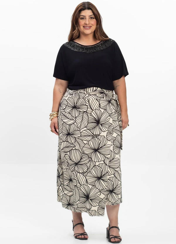 Secret Glam - Blusa Feminina Plus Size Preto 4