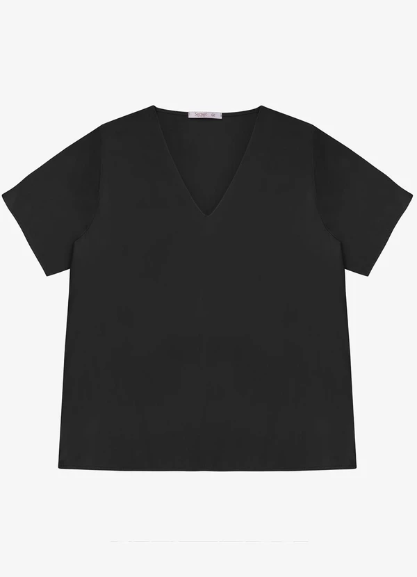 Secret Glam - Blusa Feminina Plus Size Preto 5