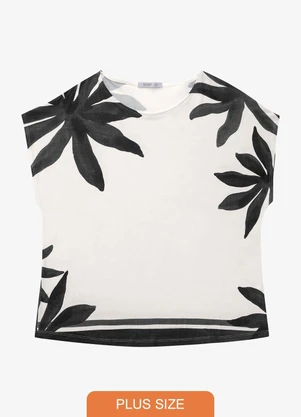 Secret Glam - Blusa Feminina Plus Size Preto - SECRET GLAM