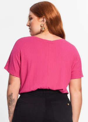 Secret Glam - Blusa Feminina Plus Size Rosa - SECRET GLAM