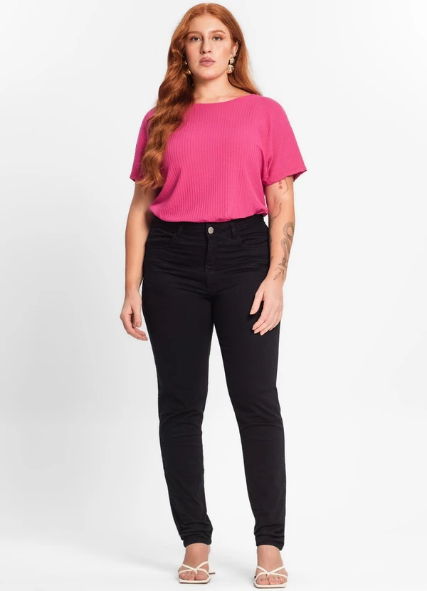 Secret Glam - Blusa Feminina Plus Size Rosa 3