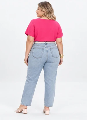 Secret Glam - Blusa Feminina Plus Size Rosa - SECRET GLAM