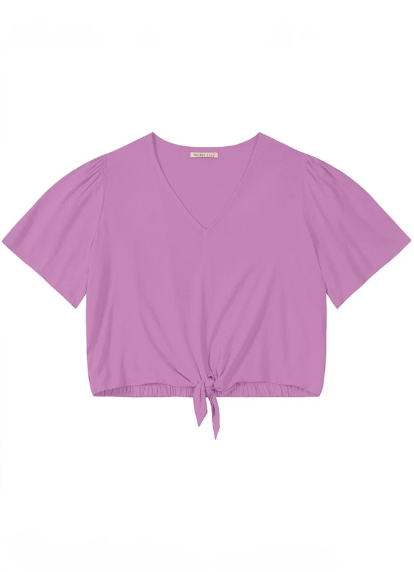 Secret Glam - Blusa Feminina Plus Size Roxo 4