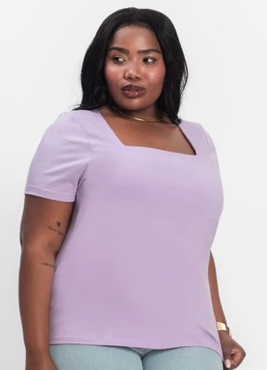 Secret Glam - Blusa Feminina Plus Size Roxo - SECRET GLAM
