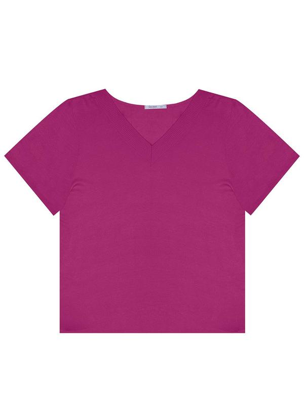 Secret Glam - Blusa Feminina Plus Size Roxo