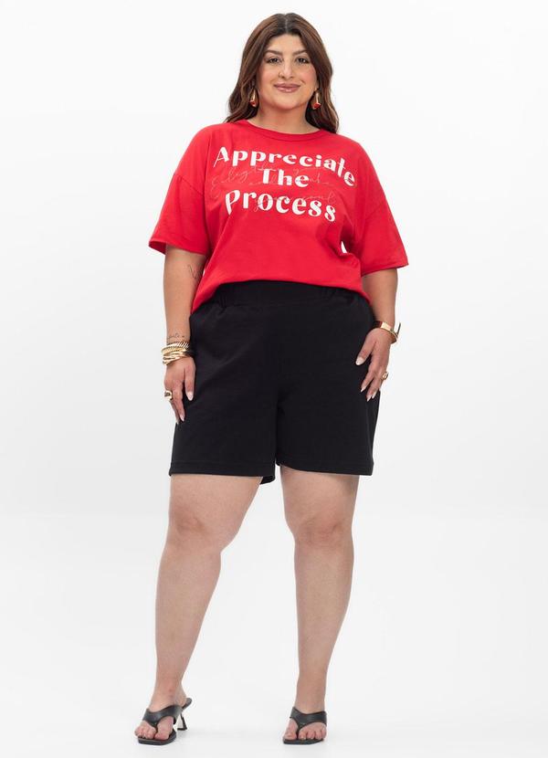 Secret Glam - Blusa Feminina Plus Size Vermelho 3