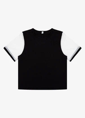 Infinita Cor - Blusa Feminina Preto - INFINITA COR