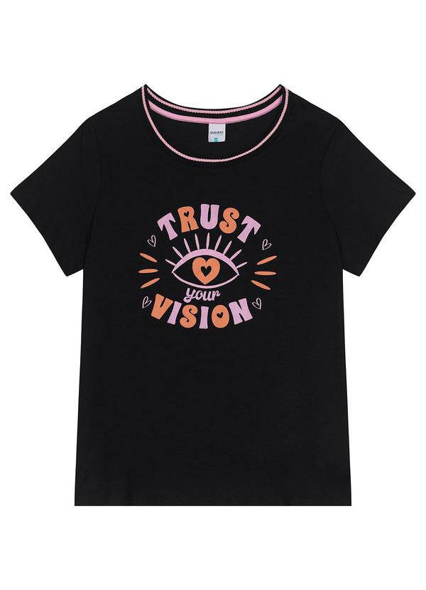 Malwee - Blusa Feminina Trust Vision Plus Preto