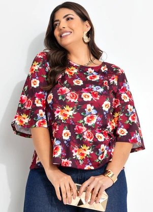Marguerite - Blusa Floral Capa de Sofá em Malha Fria - MARGUERITE