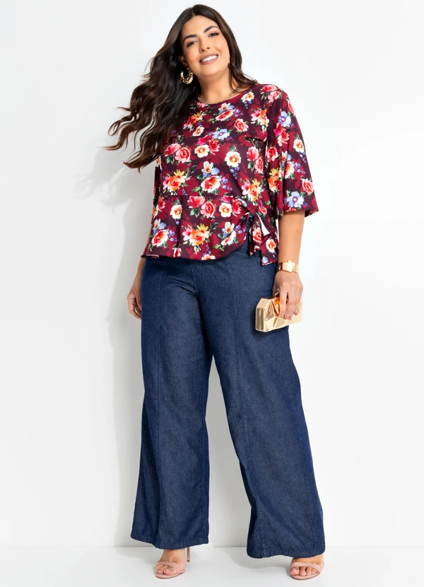 Marguerite - Blusa Floral Capa de Sofá em Malha Fria 3