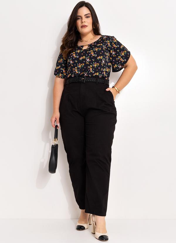 Marguerite - Blusa Floral Miúdo em Malha Fria 3