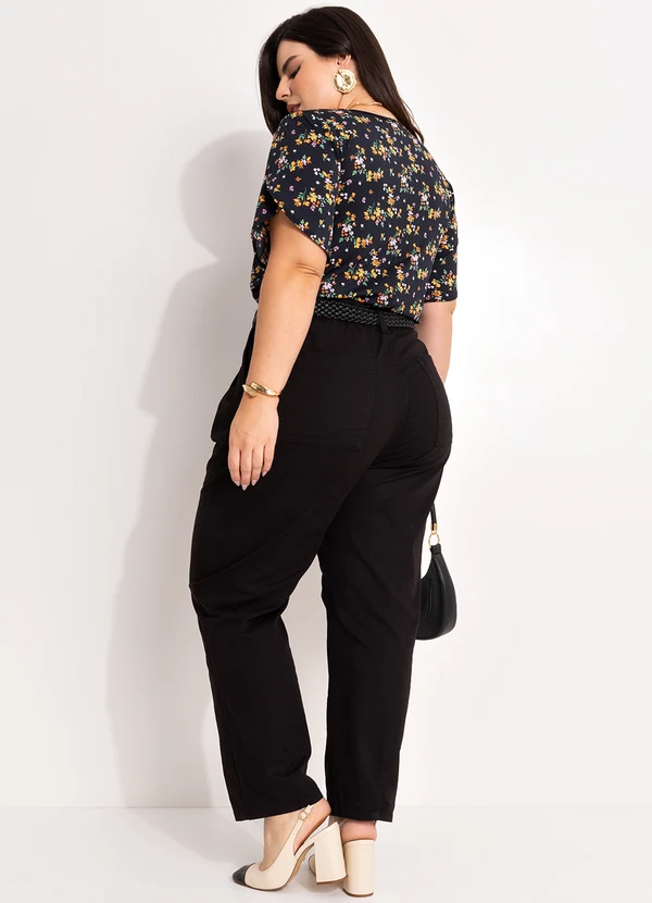 Marguerite - Blusa Floral Miúdo em Malha Fria 4