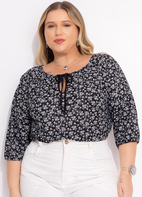 Blusa (Floral Mido) em Poliflex