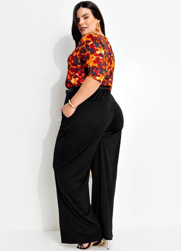 Marguerite - Blusa Fogo Mesclado em Malha Fria 4