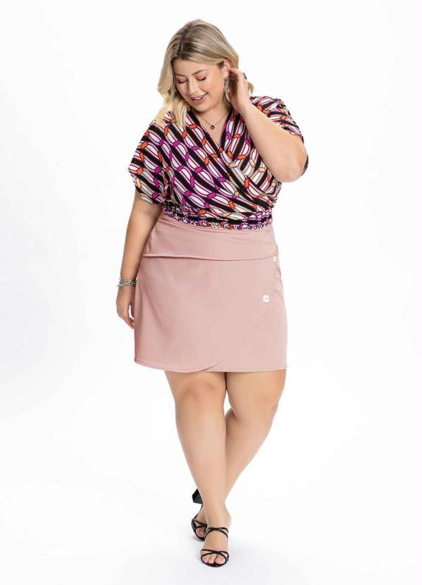 Outlet - Blusa Geo Crazy com Frente Transpassada 3