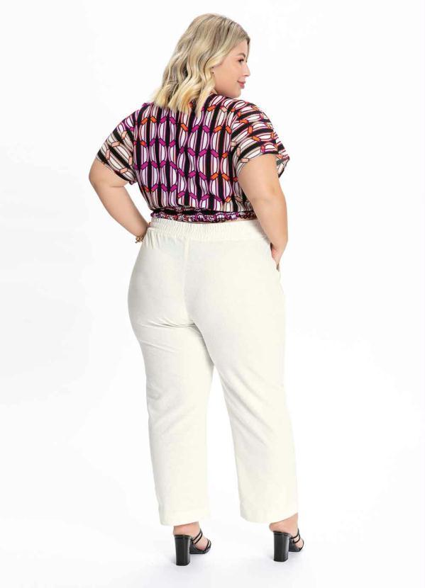 Outlet - Blusa Geo Crazy com Frente Transpassada 6