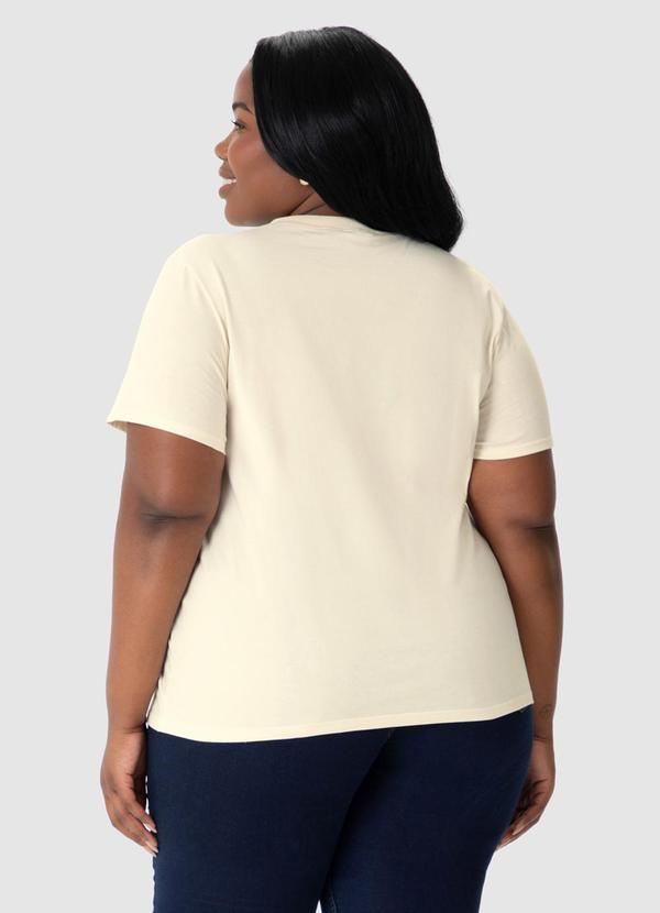 Malwee - Blusa Happiness Is The True Sucess Bege 2