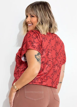 Marguerite - Blusa Laço em Jersey Acetinado - MARGUERITE