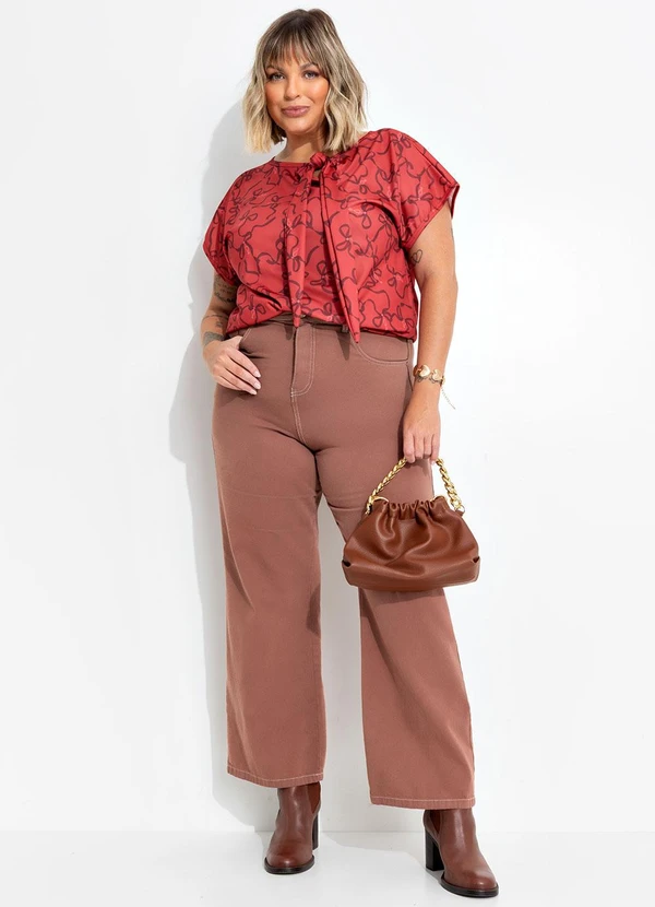 Marguerite - Blusa Laço em Jersey Acetinado 7