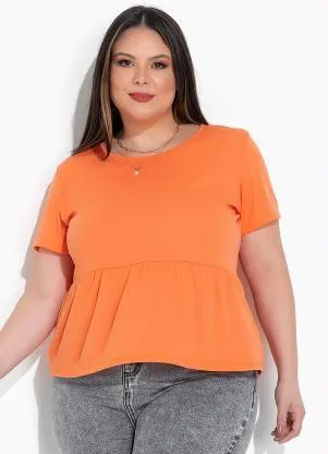 Marguerite - Blusa Laranja em Malha - MARGUERITE