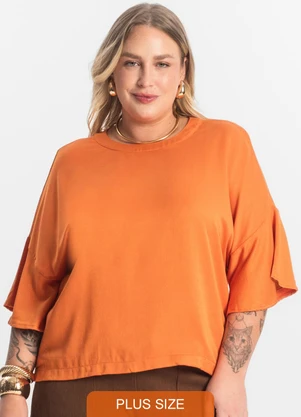 Secret Glam - Blusa Laranja - SECRET GLAM