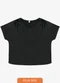 Infinita Cor - Blusa Lisa Plus Preto - variação: Preto