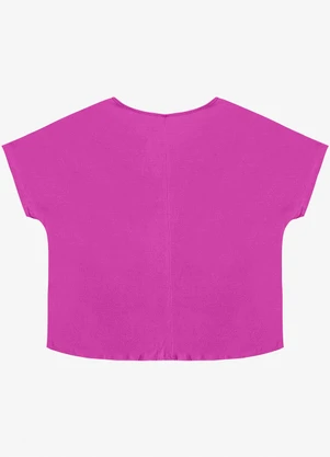 Infinita Cor - Blusa Lisa Plus Roxo - INFINITA COR