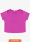 Infinita Cor - Blusa Lisa Plus Azul - variação: Roxo