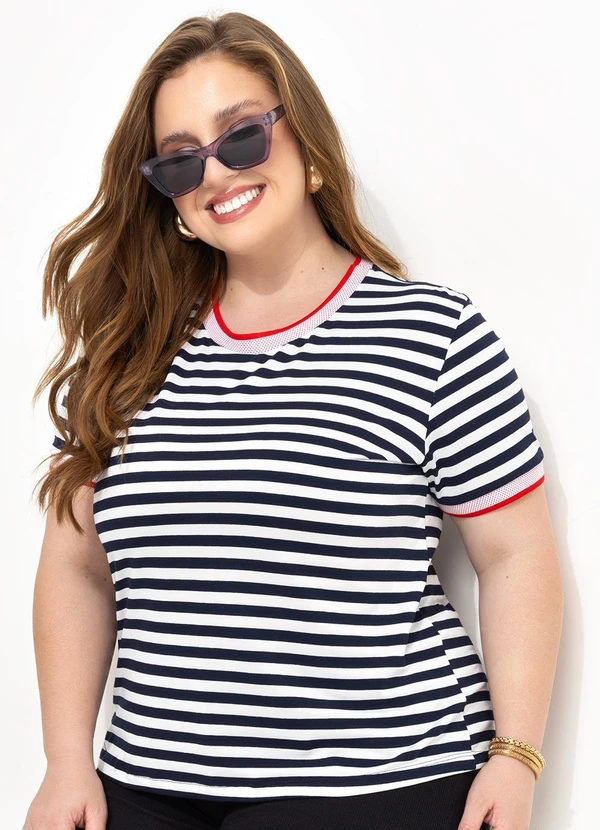 Marguerite - Blusa Listrada em Malha Listrada 3